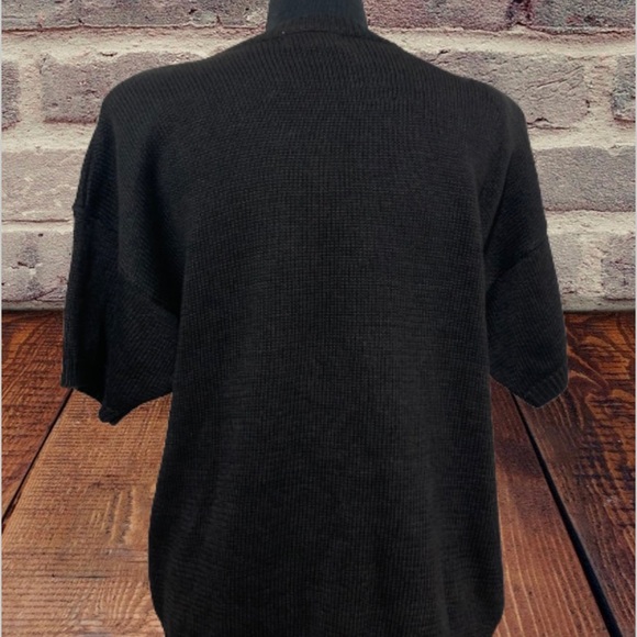 Women’s All Points 80s sequin sweater black large - Picture 2 of 6